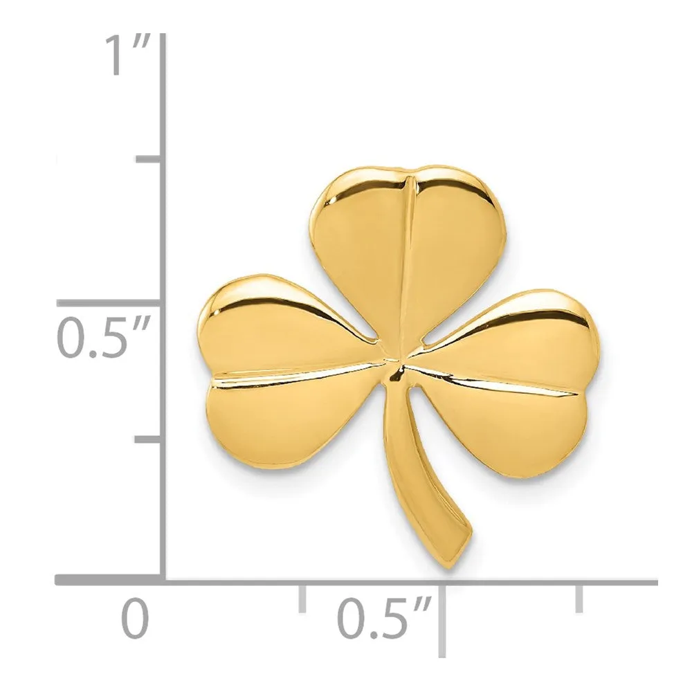 14k Shamrock Chain Slide