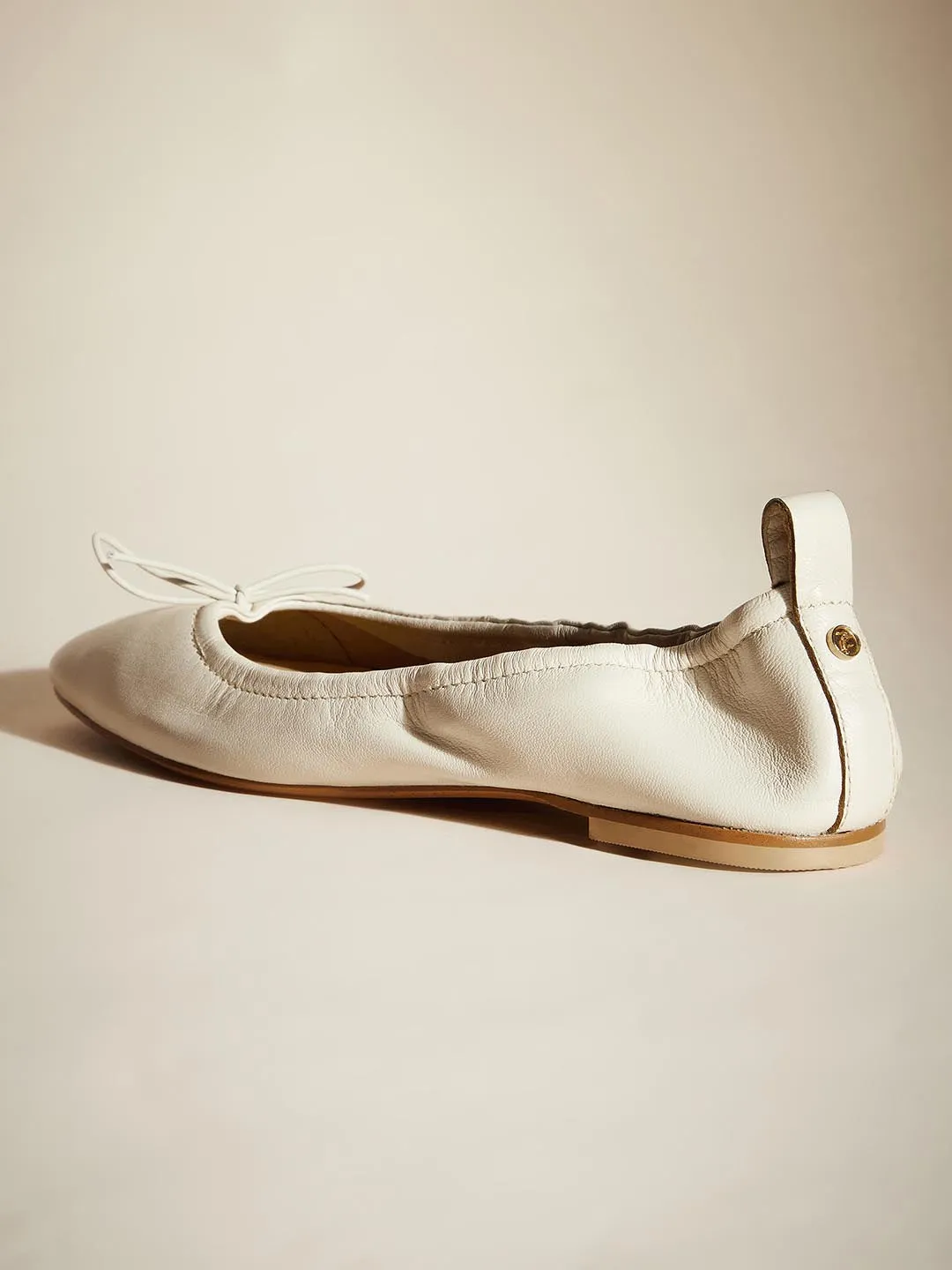 Adalyn Leather Ballet Flats