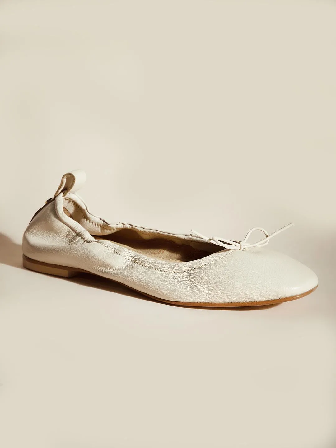 Adalyn Leather Ballet Flats