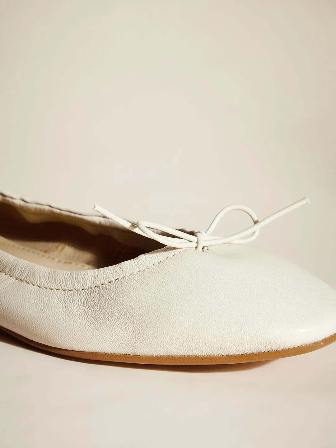 Adalyn Leather Ballet Flats