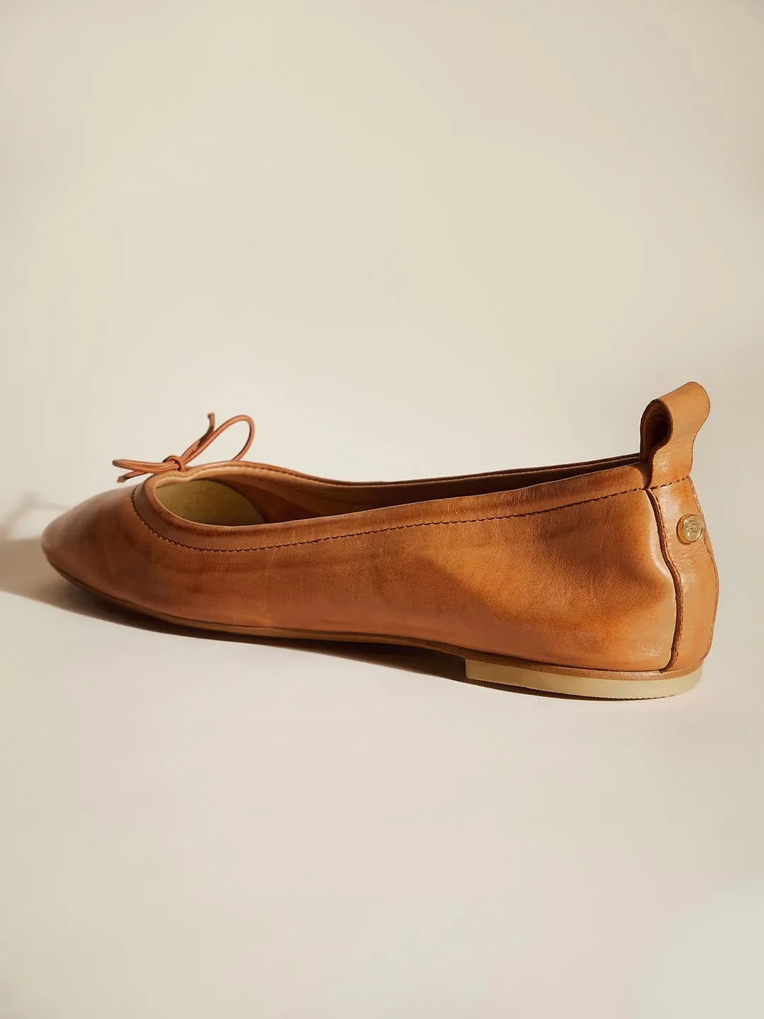 Adalyn Leather Ballet Flats
