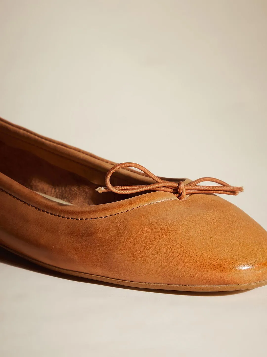 Adalyn Leather Ballet Flats