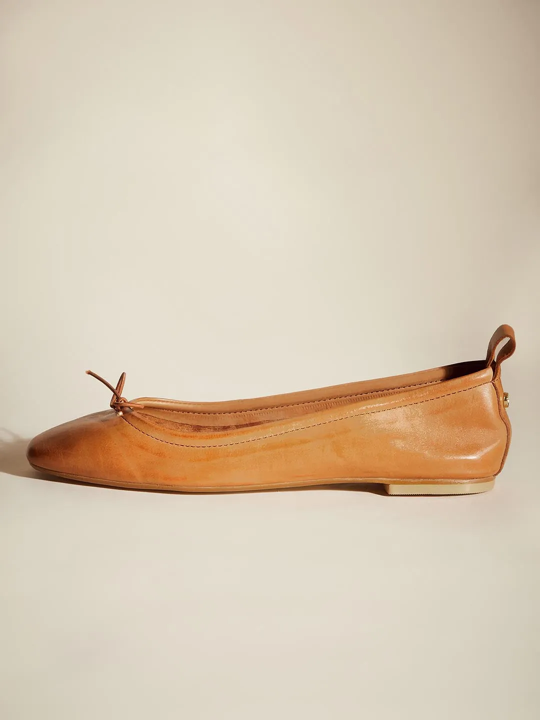 Adalyn Leather Ballet Flats