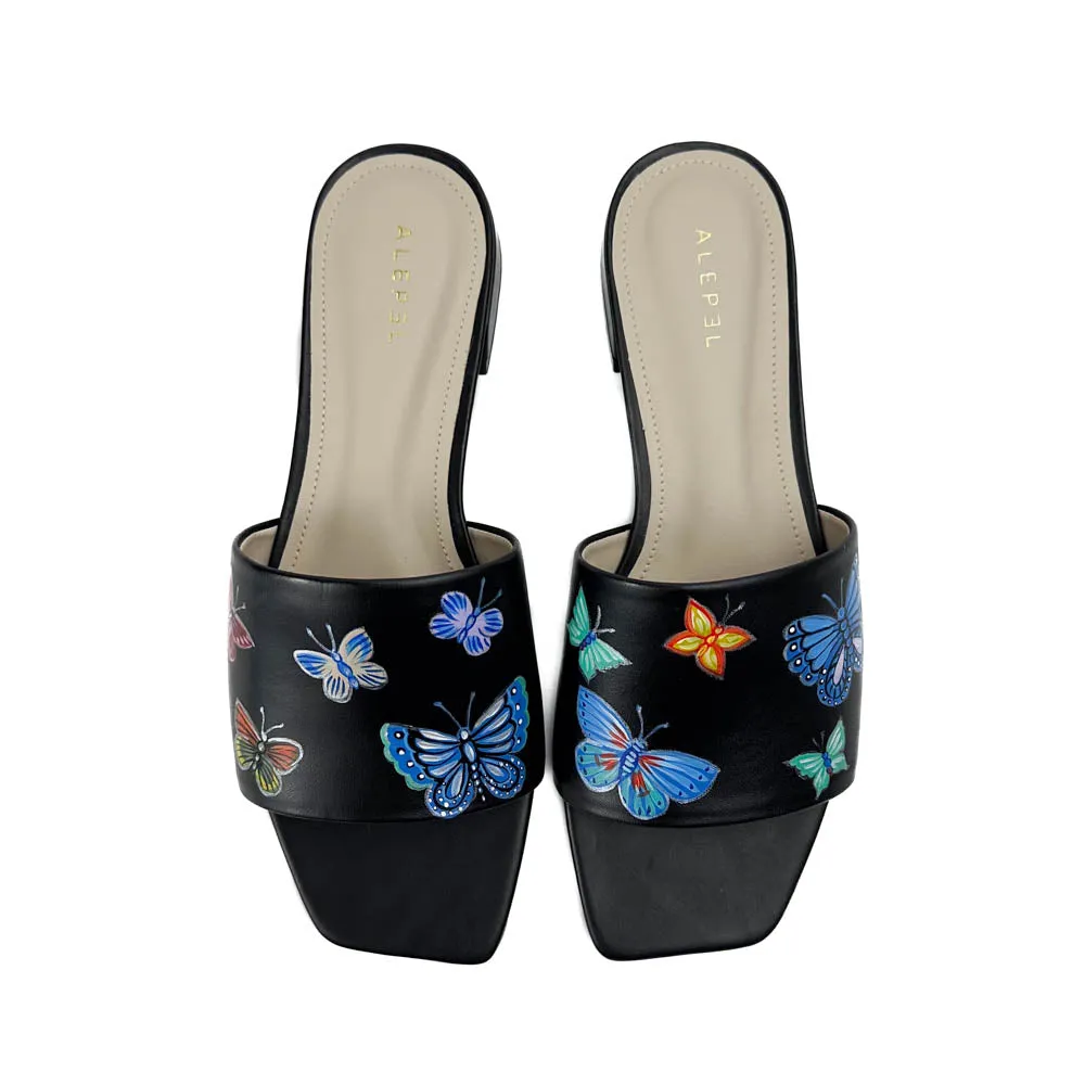 Alepel - Butterflies Slide (Black)