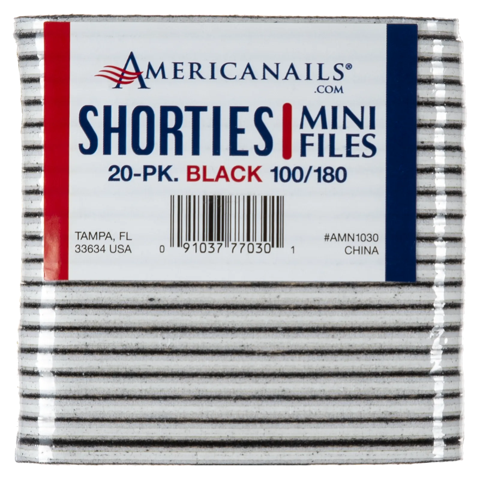 Americanails Shorties Mini Cushioned Files 20ct