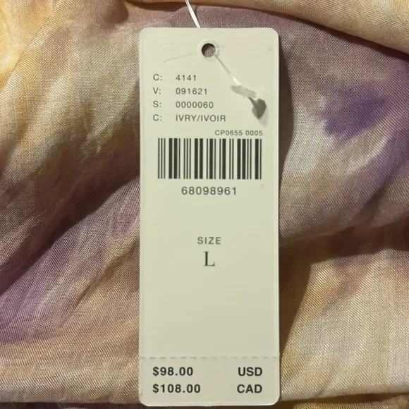 Anthropologie Tie-Dye Mini Tunic Dress Slip Dress Bohemian Festival Ballet core
