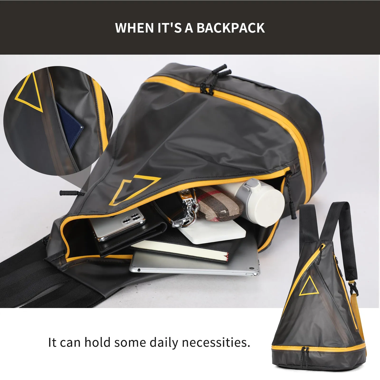 Aoking Latest Design Environmentally Friendly Material Raincoat Exchange Bag ZN3009