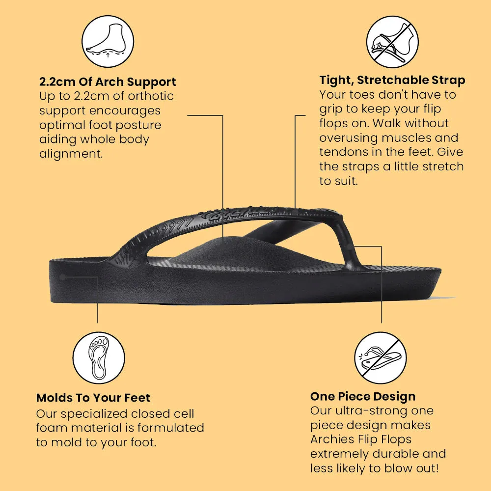 Archies Flip Flops - Light & Supportive