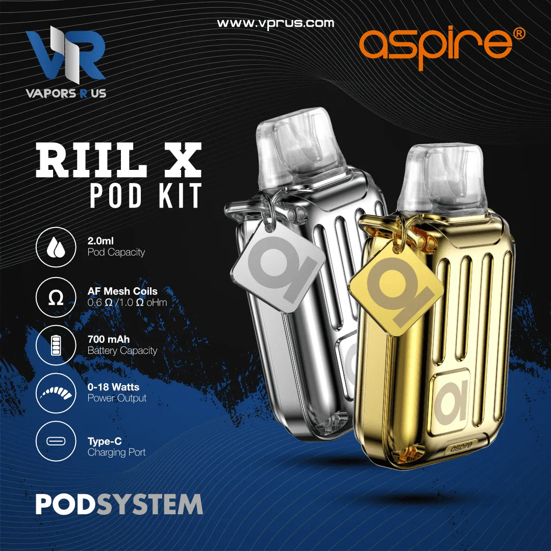 ASPIRE - RiiL X Pod Kit 700mAh