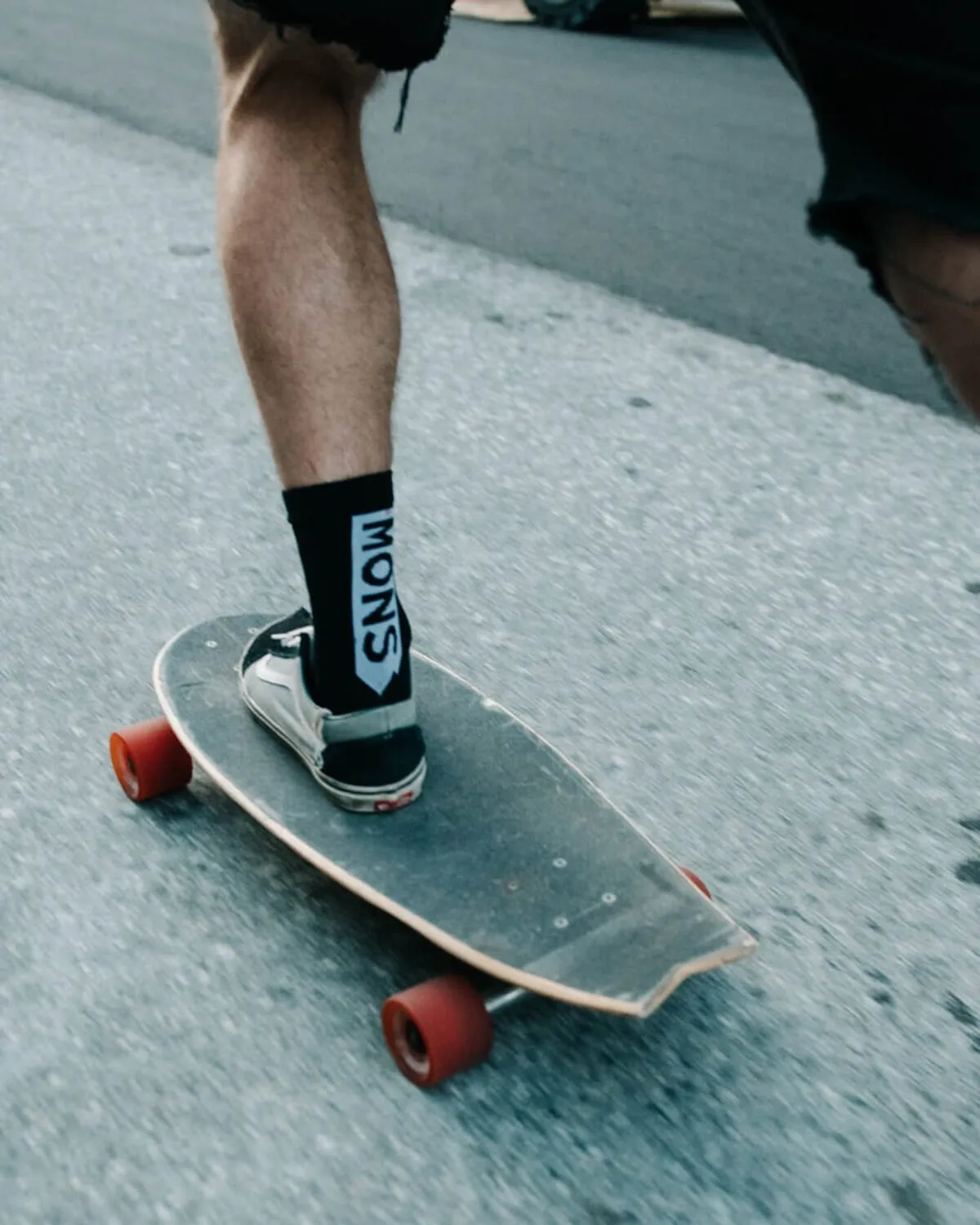 Atlas Merino Crew Sock - Black