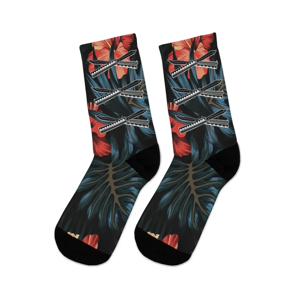 Balisong Floral Socks