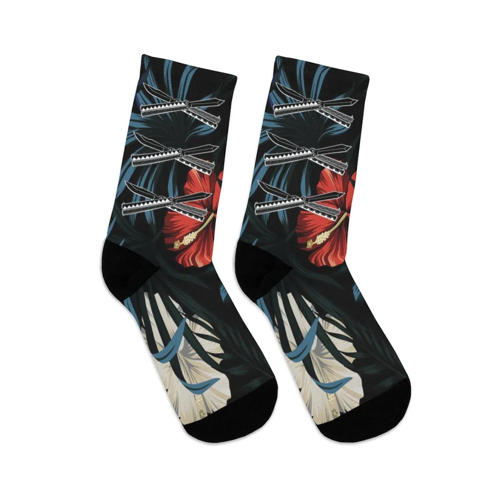 Balisong Floral Socks