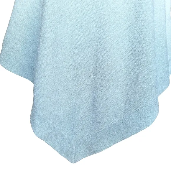 Barefoot Dreams CozyChic Ultra Lite Ombre Waterfall Ocean Breeze Poncho