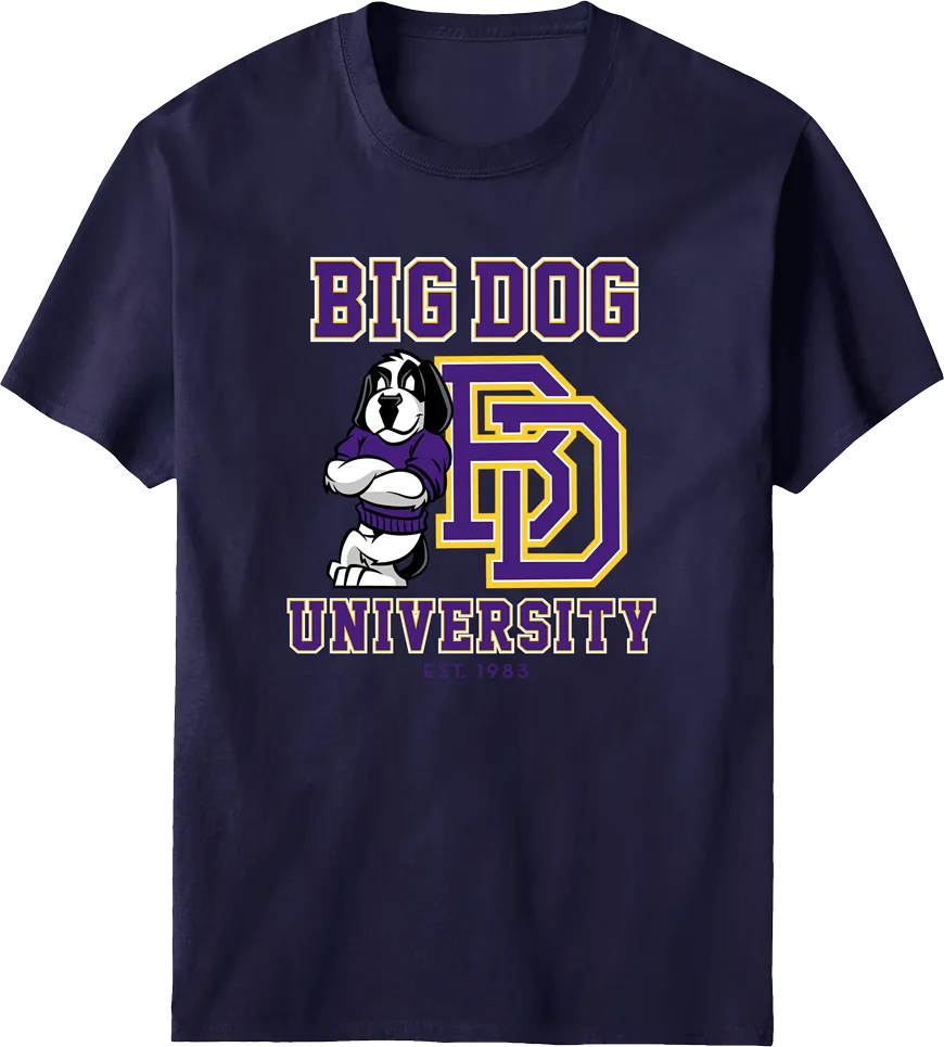 Bd University Purple Gold T-shirt