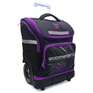 Boomerang Hardbody Big Wheel Trolley Bag Purple