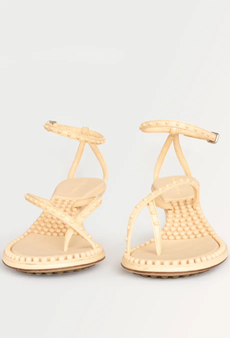 Bottega Veneta Lagoon Bubble Kitten Heel Sandals RRP$1500