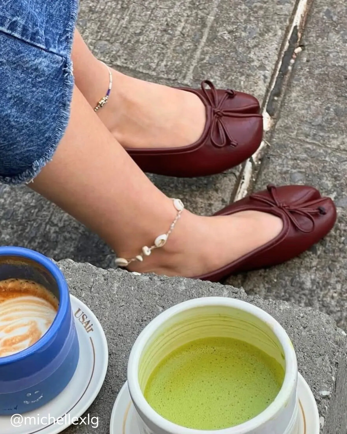 Bow Tie Tabi Flats