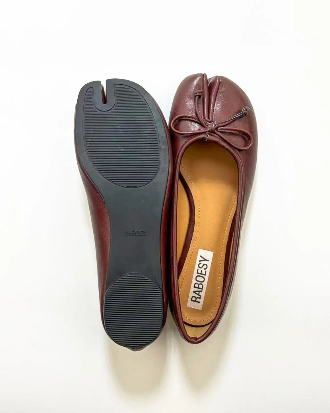Bow Tie Tabi Flats