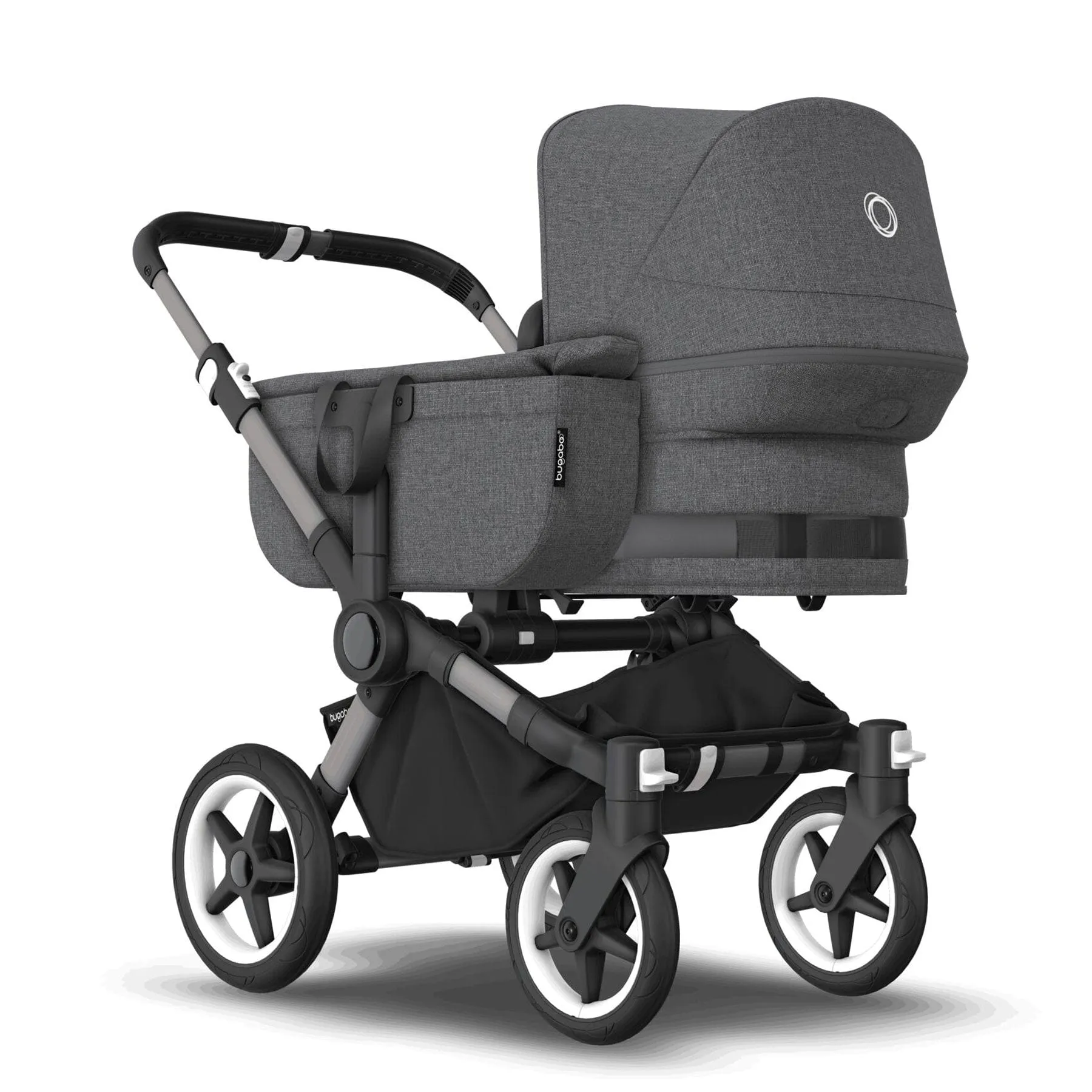 Bugaboo Donkey 5 Mono Turtle Travel System in Grey Mélange