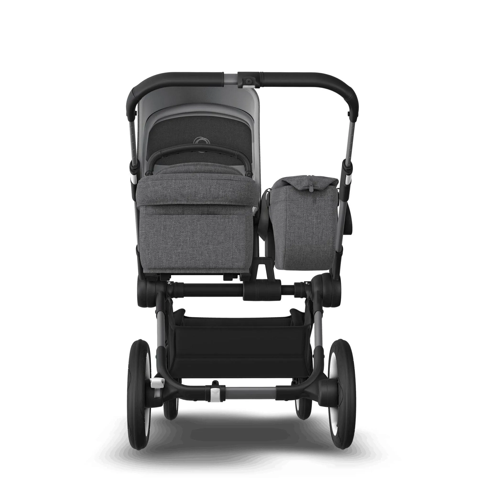 Bugaboo Donkey 5 Mono Turtle Travel System in Grey Mélange