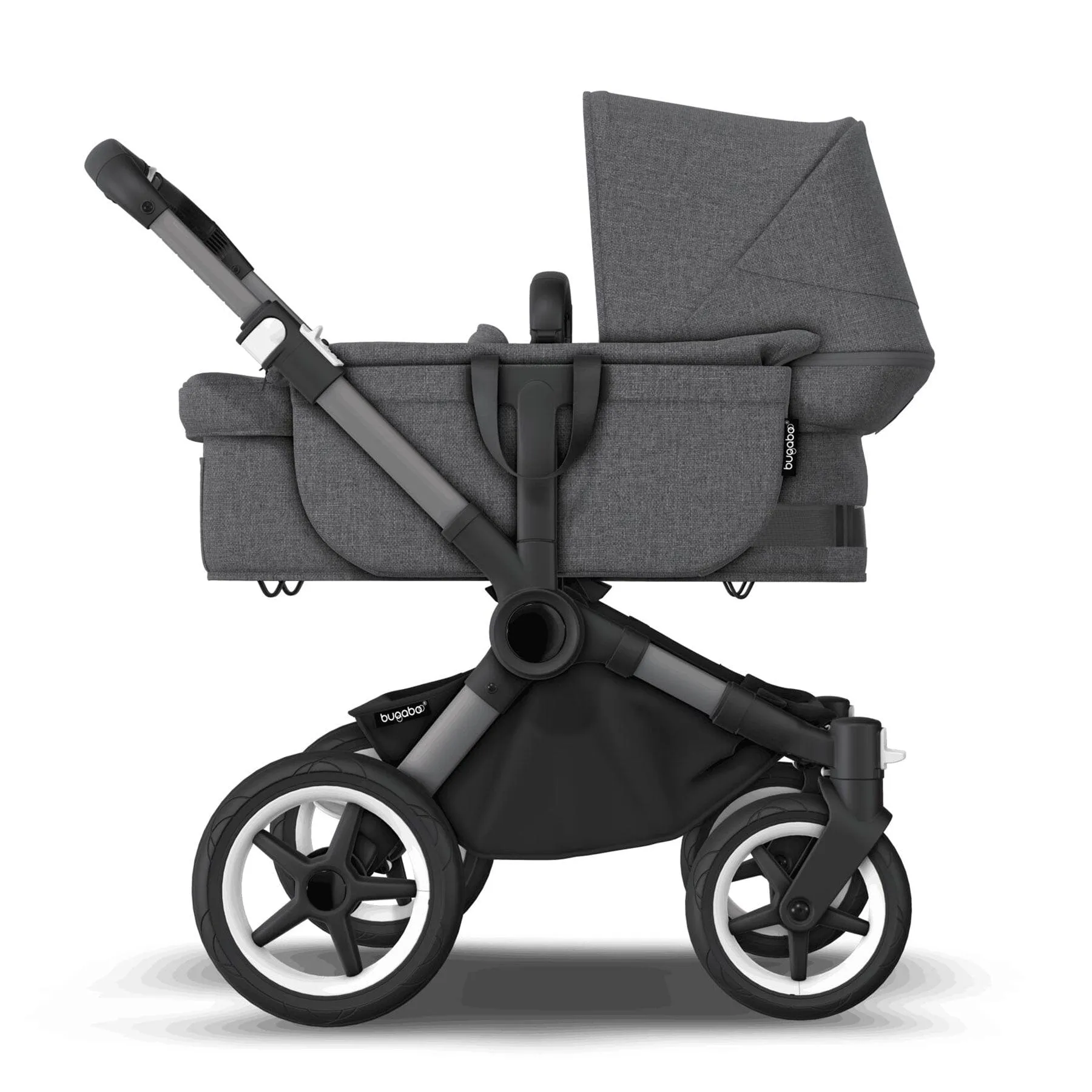 Bugaboo Donkey 5 Mono Turtle Travel System in Grey Mélange