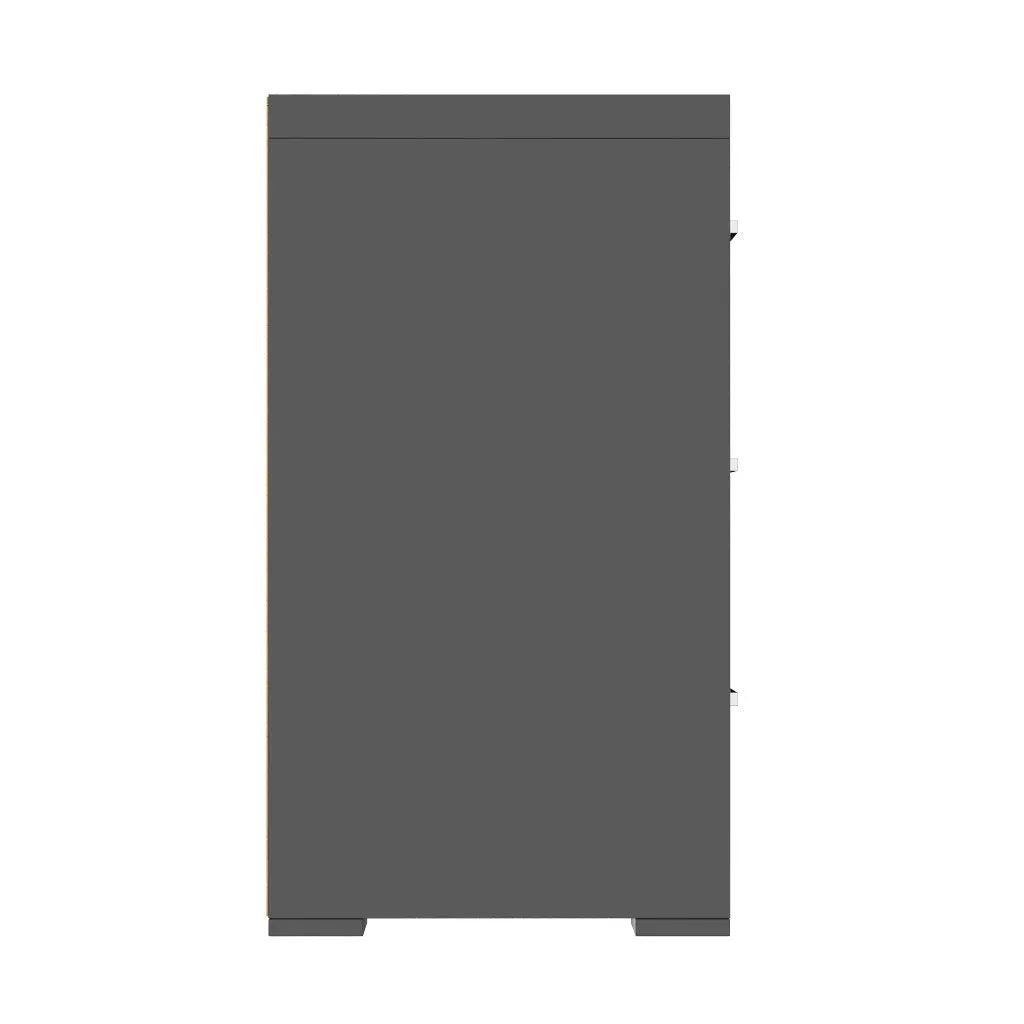 Bureay 3 drawer - Alpine - Dark Gray