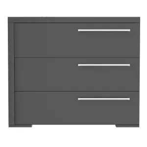 Bureay 3 drawer - Alpine - Dark Gray