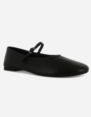 Caroline Ballet Flat Black