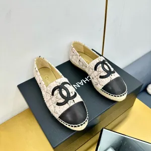 CC 25s Slip–on Espadrilles Creamy White Tweed 297827