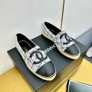 CC 25s Slip–on Espadrilles Gray Purple Tweed 297821