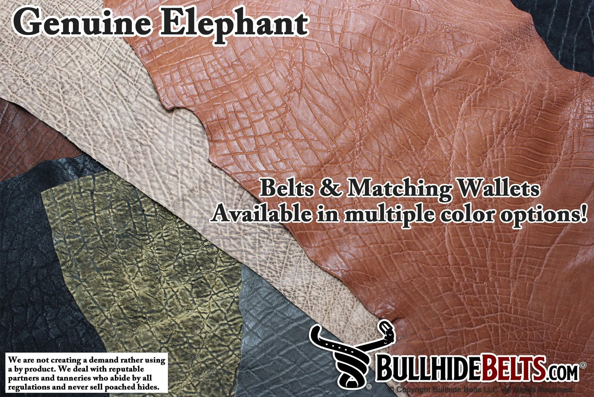 Charcoal Gray Elephant Money Clip Wallet With Credit Card Slots