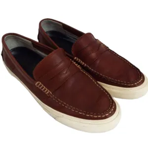 Cole Haan Pinch Weekender LX Brown Leather Penny Loafer Men's Size 9 1/2