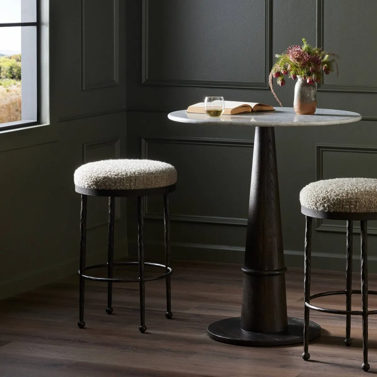 Corinne Bar   Counter Stool - Ivan Stone