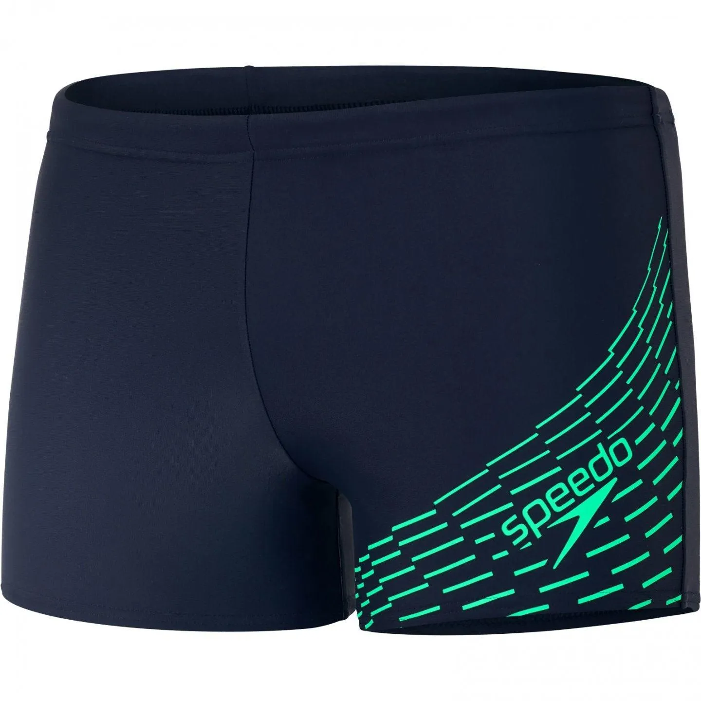 COSTUME SPEEDO MEDLEY LOGO AQUASHORT UOMO SLIP NUOTO PISCINA NERO ACQUARIUM
