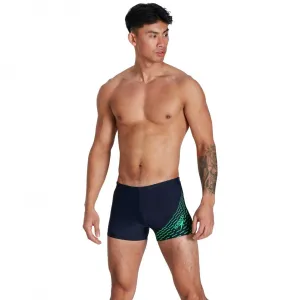 COSTUME SPEEDO MEDLEY LOGO AQUASHORT UOMO SLIP NUOTO PISCINA NERO ACQUARIUM