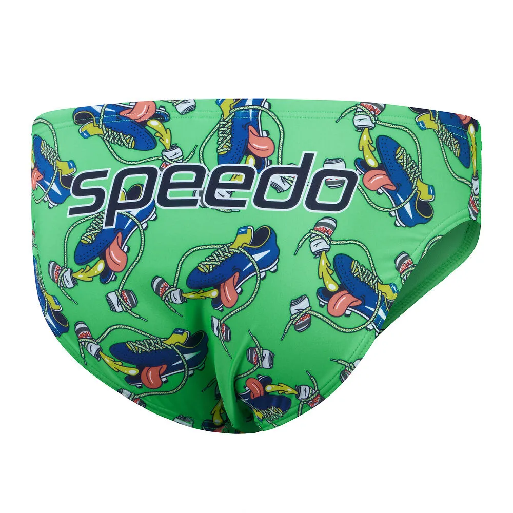 COSTUME SPEEDO UOMO SLIP NUOTO PISCINA ESCAPE BRIEFS SHOEY VERDE