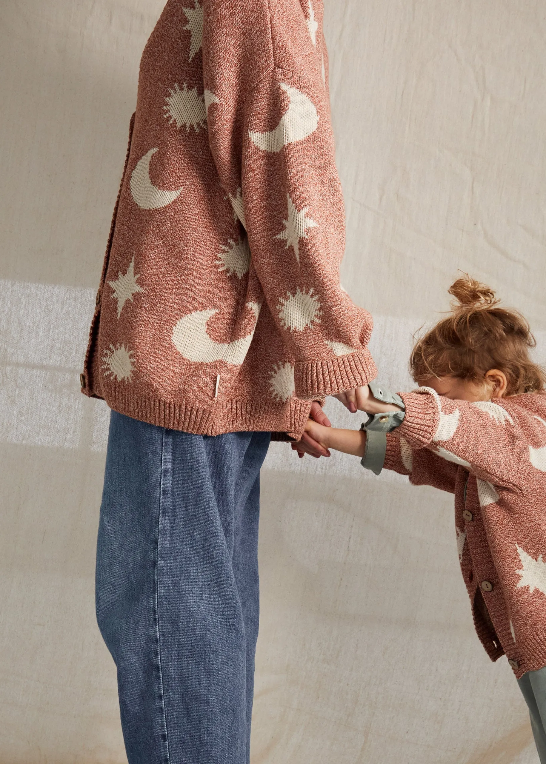 Cozmo Russet Moon Star Cardigan Adult