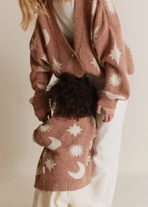 Cozmo Russet Moon Star Cardigan Adult
