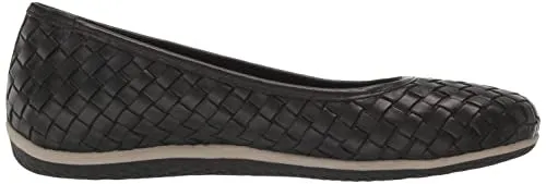 David Tate Women's Dazzle Ballet Flat, Black Nappa, 11 Wide