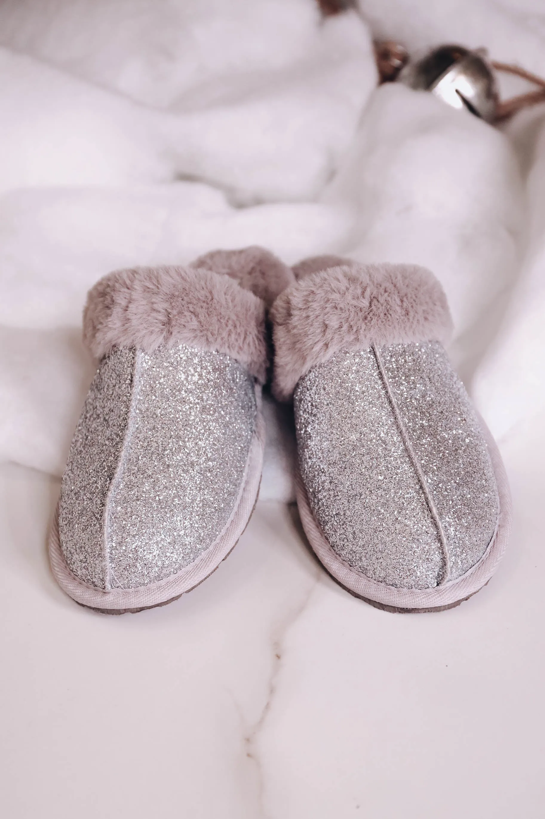 Deidra Slip on Slipper by Very G - Silver