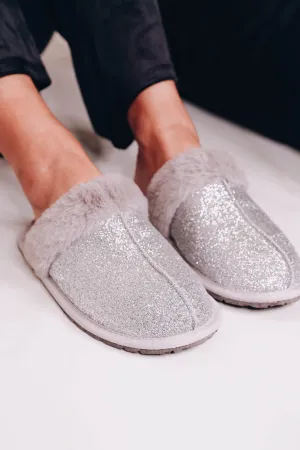 Deidra Slip on Slipper by Very G - Silver