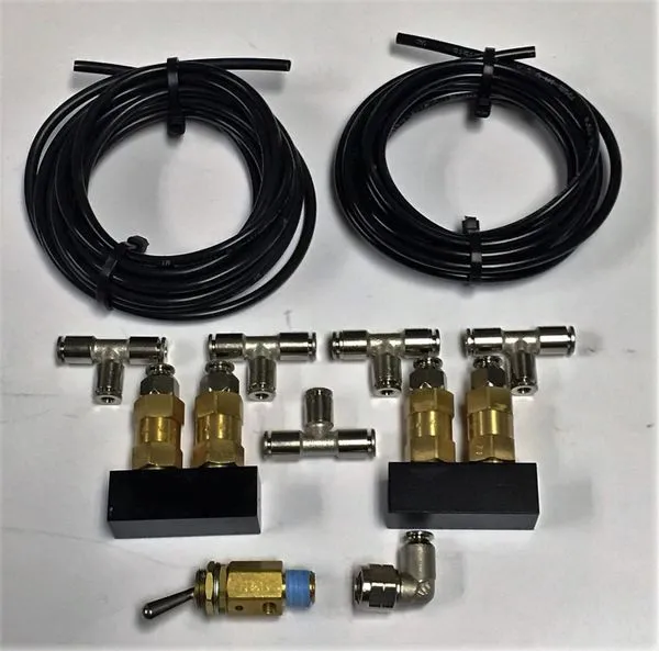Dirty Air Safety Valve Kit Front Rear for 8-Valve System