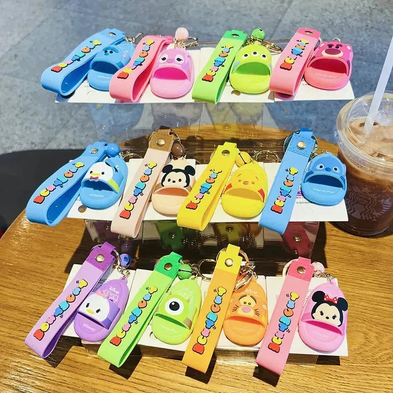 Disney Tsum Tsum Slippers Keychain