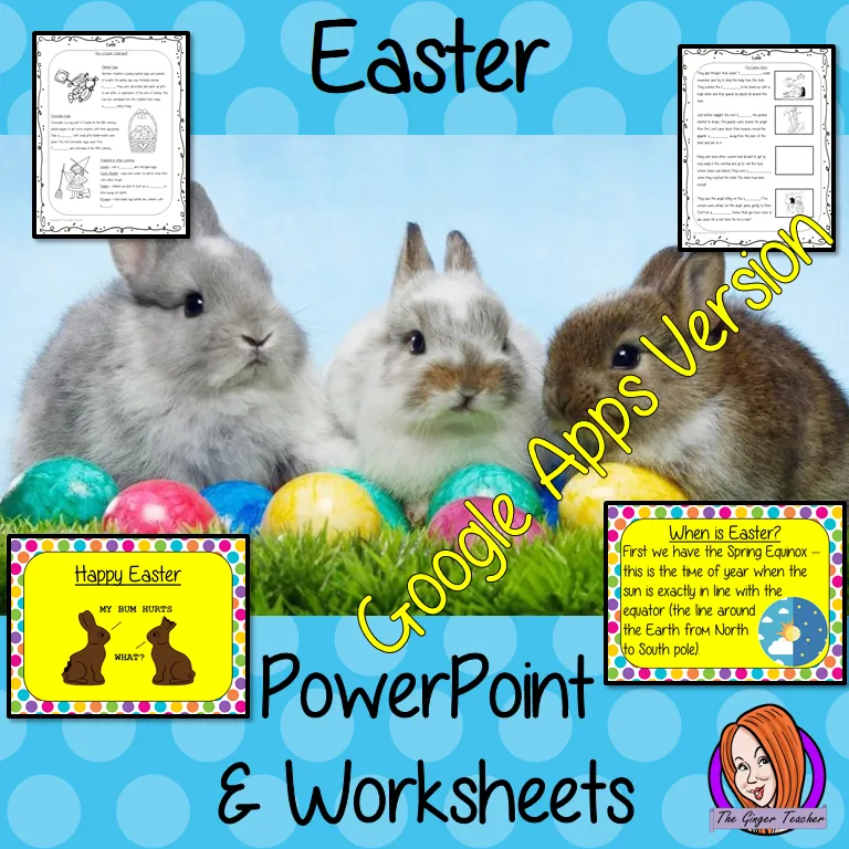 Distance Learning Easter Google Slides Lesson