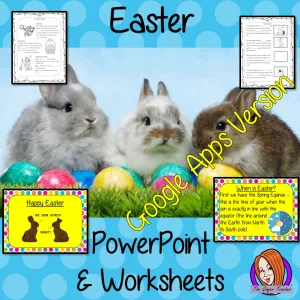 Distance Learning Easter Google Slides Lesson