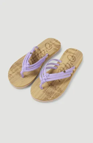 Ditsy Sandalen | Purple Rose