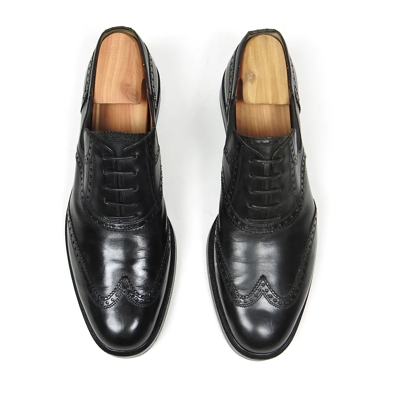 Dries Van Noten Black Slip on Brogue Size 44