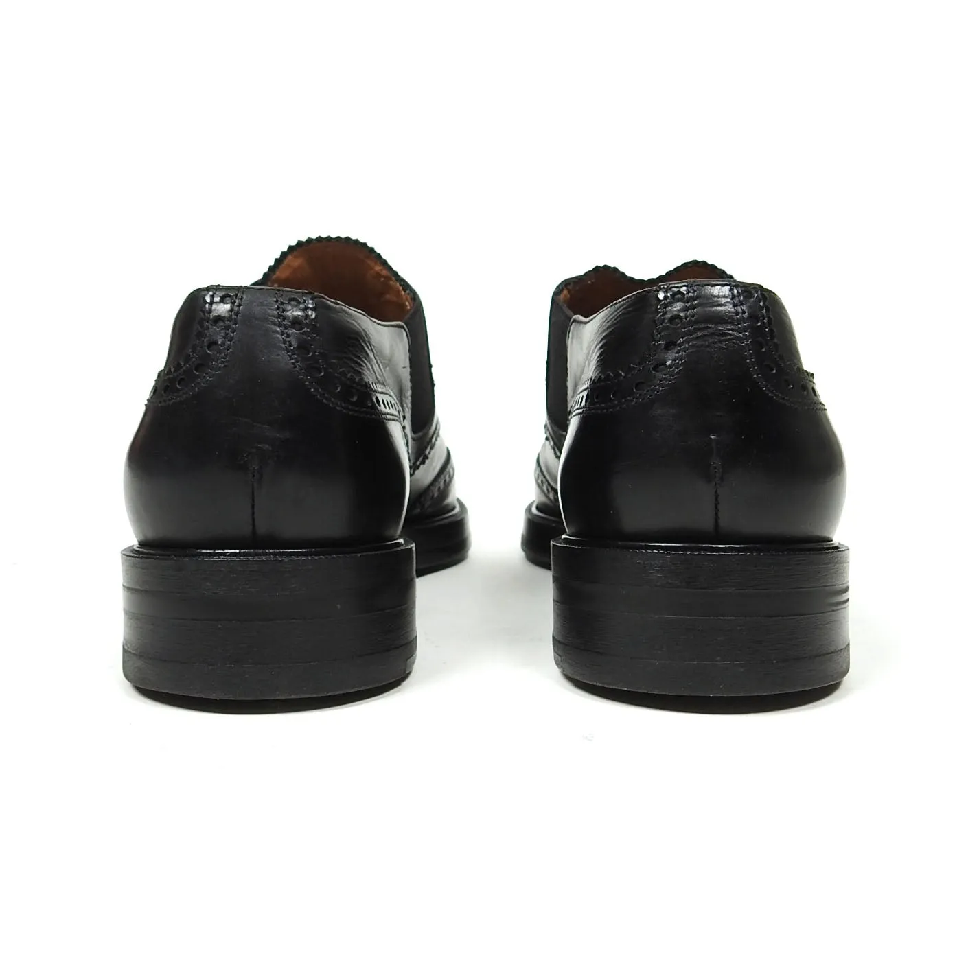 Dries Van Noten Black Slip on Brogue Size 44