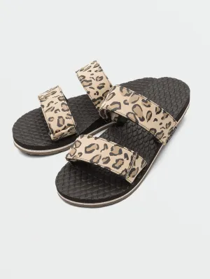 Eco Recliner Slide Sandalen - LEOPARD