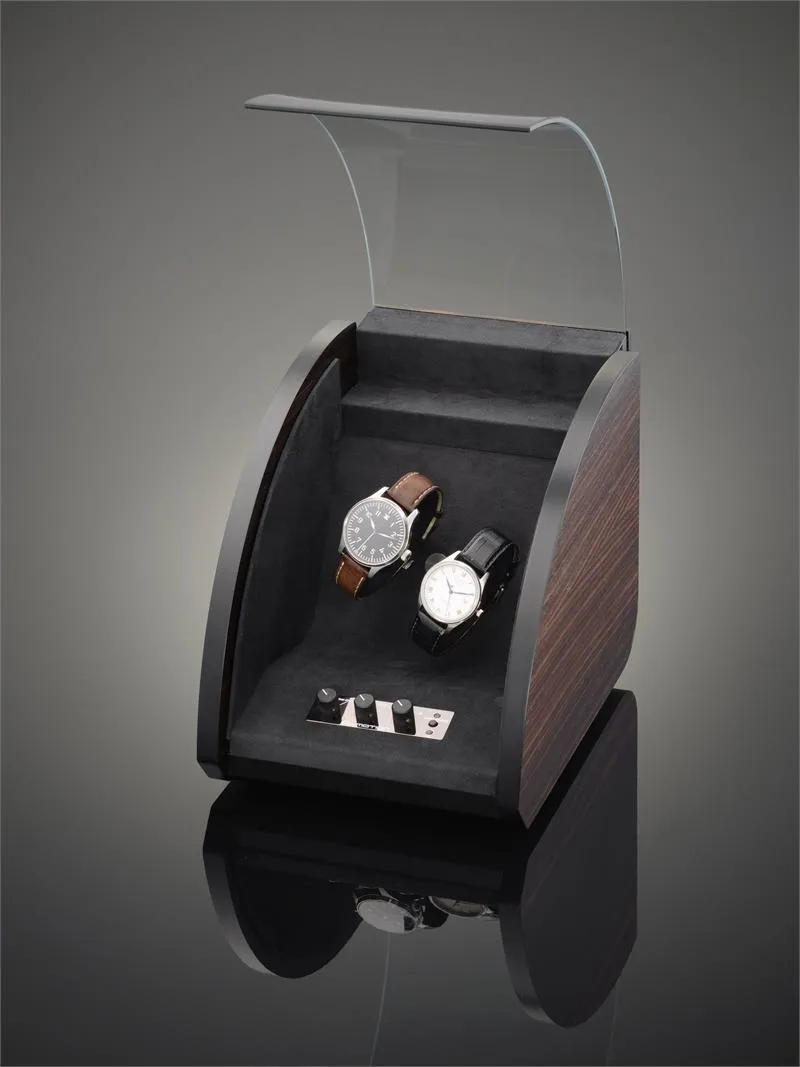 Elma Motion Style II Double Watch winder - Macassar